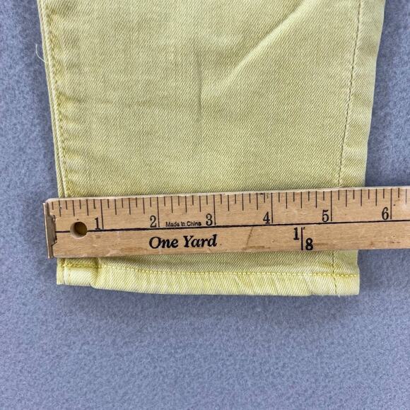 AG Denim Women's Jeans The Stevie Ankle Slim Straight Ankle Yellow Size 26R - Picture 6 of 16